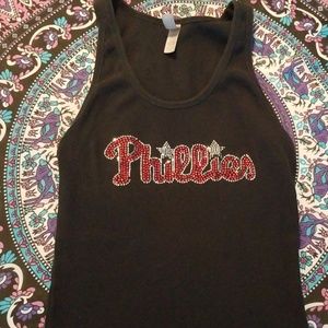 Bling Phillies Tank Ladies Large